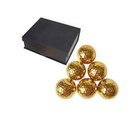 Okiyakusama 3 Piezas Bolas de Golf de Entrenamiento Doble Capa Esfera de Goma Sintética Creativa Adecuada para Regalo Torneo Exhibición Colección, Cantidad 6