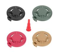 Okiyakusama 4 Piezas Butanes Cubierta Protectora Recambio Canister Gas Nylon Alta Resistencia Diseño Compacto Incluida Adecuado para Escapadas, Multicolor
