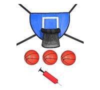 Okiyakusama 5 Piezas Aro de Baloncesto Mini para Juego de Baloncesto con Bomba Tablero Universal Material Suave Impermeable Adecuado para Deporte Infant, Azul 90x50cm