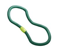 Okiyakusama Aro de Fitness para Ejercicio Aro de Gimnasia Círculo de Ejercicio con Masaje Aro Abdominal Plegable Material Aleación Y Tela Transpirable Función SIL, Verde 1 Sección 2.5 Kg