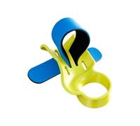 Okiyakusama Badminton Grip Help Corregidor de Empuñadura de Raqueta Herramienta para Entrenamiento de Postura Accesorio Ligero de PE Adecuado para Jugadores de Te, Amarillo