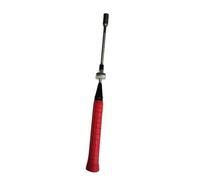 Okiyakusama Badminton Raqueta Entrenador Ejercicio Bastón Dispositivo Herramienta para Mejorar Fuerza de Dedos Y Brazos Fabricado en Madera Y Metal Adecuado para, Rojo