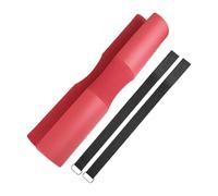 Okiyakusama Barbell Squat Pad Colchoneta Antideslizante para Barra con Relleno Espeso de Espuma Protección para Cuello Y Hombros Útil para Rutinas de Piernas Peso, Rojo