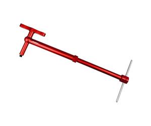Okiyakusama Bike Alignment Tool Herramienta Multifunción para Alineación de Colgadores de Desviador Trasero con Estructura de Aluminio Y Acero Inoxidable Adecuada, Rojo
