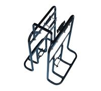 Okiyakusama Bike Front Rack con Diseño Liviano en Aleación Portaequipaje Robusto Modular de Montaje Estabilidad Mejorada Adecuado para Aventureros Ciclist, Sin Eje