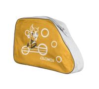 Okiyakusama Bolsa para Patines de Ruedas de Almacenamiento Maletín para Patines con Material Transpirable Cremallera Robusta Asa Ergonómica Capacidad Portátil Ade, Amarillo