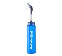 Okiyakusama Botella de Agua Suave con Bolsa Plegable Deportiva Reutilizable Ligera Y Accesorios para Bolsa de Almacenamiento de Agua TPU Funcional Adecuada para C, 500ml