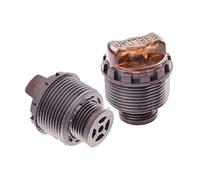 Okiyakusama Botón de Ajuste de Precarga para Horquilla de Bicicleta Perilla de Bloqueo Tapón Accesorio Universal para Repuesto y Herramienta de Ciclismo, 27,5 mm