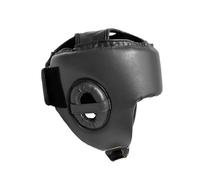 Okiyakusama Boxeo Protector de Cabeza Infantil Taekwondo Casco Facial Ajustable Material EVA PU Transpirable Adecuado para Entrenamiento Clases Deportes de, Negro