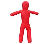 Okiyakusama Boxing Cubierta para Muñeco de Artes Marciales Juveniles en PU Desarrollar Técnicas de Grappling Lanzamiento Y Golpeo Indi, Rojo
