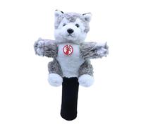 Okiyakusama Cabezal Golf Club Cover Animal Funda de Club de Golf de Peluche Accesorio Protector para Palos Cubierta Mullida Antideslizante Adecuada para, Perro