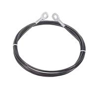 Okiyakusama Cable para Máquina de Gimnasio Cuerda Polea para Ejercicios de Bíceps Y Tríceps Accesorio para Aparato Fitness Acero con Recubrimiento PP Adecuado Par, 500cm