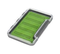 Okiyakusama Caja de Pesca Mosca Impermeable Caja Organizadora Portacebos Transparente Material Silicona PP Portátil Y Ligera Adecuada para Pescadores Principiante, B, M