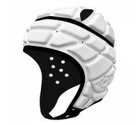 Okiyakusama Casco Deportivo Infantil con y Protección Acolchada Casco para Entrenamiento Deportivo Material Adecuado para Niños Durante Fútbol Ciclismo Esquí y Rugby, Blanco, M 7-12 Años