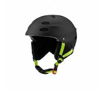 Okiyakusama Casco Protector Adulto de Esquí con Carcasa Robusta Interior Confortable Ventilación de Ajuste Sencillo Adecuado para Adultos Esquí y Snowboarding, Negro, M 55-58 CM