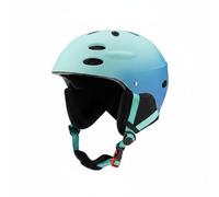 Okiyakusama Casco Protector Adulto de Esquí con Carcasa Robusta Interior Confortable Ventilación de Ajuste Sencillo Adecuado para Adultos Esquí y Snowboarding, Azul Degradado, L 59-61 CM