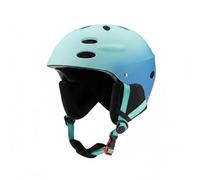 Okiyakusama Casco Protector Adulto de Esquí con Carcasa Robusta Interior Confortable Ventilación de Ajuste Sencillo Adecuado para Adultos Esquí y Snowboarding, Degradado-Azul, M【55-58CM】
