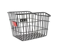 Okiyakusama Cesta Trasera para Bicicleta, Cesta Ligera para Adultos, Portaequipajes de Metal con Cesta para Bicicleta.