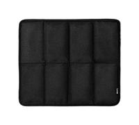 Okiyakusama Cojín Exterior Cojín Acampada Almohadilla Plegable Colchoneta Espuma Reforzada de Fácil Limpieza Compatible con Actividades Deportivas Senderos Picnic, Negro