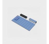 Okiyakusama Colchoneta Plegable Acolchada para Dormir Esterilla Portátil Tapete de Colchón de Suelo Diseño Compacto y Liviano Materiales Robustos Higiene Fácil, Gris Claro