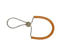 Okiyakusama Correa para Linterna de Buceo con Tensor Manual Y Lanyard Luminoso Ajustable de Silicona Y Nylon Mango Antideslizante para Muñeca para Facilitar La Se, Naranja