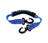 Okiyakusama Correa Porta Botas de Esquí con Gancho Final y Asa Ergonómica para Sujetar Patines y Botas Material de Nailon Adecuada para Actividades de Nieve, Azul