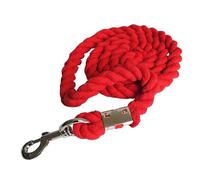 Okiyakusama Cuerda para Caballo de Nylon Trenzado Correa Guía de Animales Accesorio de Herraje Ecuestre Cuerda con Gancho Grande Adecuada para Manejo de Ganado Pa, Rojo