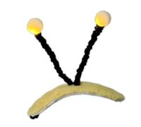 Okiyakusama Decoración de Casco de Esquí Tentáculos Flexibles Accesorio Decorativo con Luz Incorporada Y Estilo Original en Poliéster Adecuada para Esquí Biciclet, Abeja Amarilla
