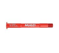 Okiyakusama Eje Pasante para Bicicleta Horquilla Delantera Aleación de Aluminio Ligero Alta Resistencia Fácil de Colocar Adecuado para Reparación Montaje de Bicic, Rojo 123mm