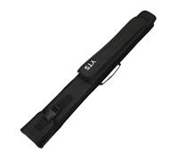 Okiyakusama Estuche Porta Taco para Billar Bolso Transportador de Palos Compartimento Dos Agujeros Material Oxford Manual Y Correa Adecuado para Uso Diar, Negro Gris