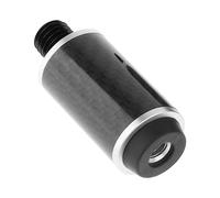 Okiyakusama Extensión de Taco de Billar Varilla de Fibra de Carbono Y Aleación de Aluminio Acople Universal de Tornillo para Mango Extensor Compacto Y Resistente, Longitud 5,6 cm