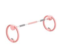 Okiyakusama Fitness Hoop para Adultos con Círculo Portátil Y Estructura Ergonómica Equipo Ajustable de Pesas para Entrenamiento Función Avanzada de Modelado Muscu, Rosa