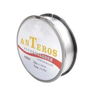Okiyakusama Fluorocarbon Línea de Pesca Invisible Spool Flexible Resistente Carp Bass Trucha Sumerge Rápido para Uso en Agua Dulce Salada Pesca, 0.5 77 Libras