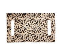 Okiyakusama Funda para Asiento de Carrito de Golf de Microfibra Manta Toalla Reutilizable Y Ligera Accesorio Cómodo Y Portátil Adecuada para Viajes Deportes Y Uso, Patrón de Leopardo