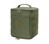 Okiyakusama Funda Protectora para Tanque de Gas Bolsa de Almacenamiento Portátil Impermeable con Asa Cómoda Y Cremallera Doble Adecuada para Camping Senderismo Pi, Verde