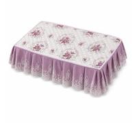 Okiyakusama Funda tela para máquina coser, cubierta antipolvo para máquina coser pedal doméstica antigua , Púrpura , 80x43 cm