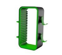 Okiyakusama Game Disc Holder Organizador de Videojuegos Soporte para Controladores Estante Universal para Discos Material PP Fácil de Usar Adecuado para Coleccion, Verde Negro
