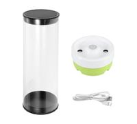 Okiyakusama Humidificador de Badminton Portátil Steamer Cubierta Reutilizable Material PP Mejorar Resistencia Pelotas Recargable Adecuado para, Blanco Verde