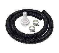 Okiyakusama Instalación de Bomba de Achique Paquete Funcional Proporciona PVC Flexible sin Dobleces Abrazaderas de Acero Conector Paso Partes Renovables, Salidas de 29 mm.