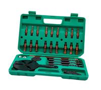 Okiyakusama Kit Extractor de Rodamientos 18 En 1, Extractor de Rodamientos Internos, Extractor de 3 Mordazas con Caja Repuesto, Extractor Separador de Rodamientos Profesional