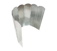 Okiyakusama Pantalla para Estufa de Camping de Aleación de Zinc Paraviento Portátil Plegable para Cocina de Exterior Barrera Metálica Bloqueadora de Viento Eficie, 120cmx30cm