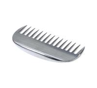 Okiyakusama Peine para Caballos Peine para Cabello Animal Peine Peine de Metal Resistente Diseño de Aluminio Pulido Función de Limpieza Profesion