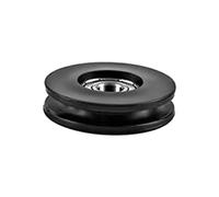 Okiyakusama Polea Fitness Rueda Accesorio Polea Rodamiento Máquina Cable Nylon Metal Baja Fricción Adecuada para Entrenamiento Fuerza Uso en Casa Equipos Gimnasio, 5cm