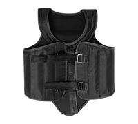 Okiyakusama Protector de Pecho de Karate Adultos Equipo Deportivo Chaleco Protector Resistente Acolchado Seguro Multifunción Protección Ligera Adecuado para Entre, Negro