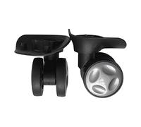 Okiyakusama Ruedas Giratorias para Maleta de Equipaje Par de Ruedas Sustitutas Desmontables Universal 360 Grados Fabricadas en PP Adecuadas para Cambio, Estilo un