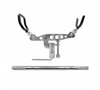 Okiyakusama Soporte de Caña de Pescar Ajustable de Acero Inoxidable con Estaca Antideslizante Diseño Plegable y Fijación Estable Adecuado para Pesca Recreativa Camping Playa