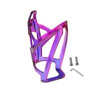 Okiyakusama Soporte para Botella de Bicicleta Portabidón Porta Agua Montaje Rápido Material PC Ligero y Adecuado para Adultos Uso Deportivo Recorridos, Violeta Azul