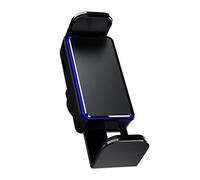 Okiyakusama Soporte para Teléfono Móvil Carro Universal Mini Clip Porta Celular Ajustable Material Metal Plástico Vidrio Función Rotación 360 Grados Adecuado, Negro