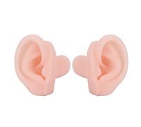 OKJHFD 1 Pair Silicone Simulated Ear Model Flexible Soft Ear Model for Hospital Display Learning Ear Model Soft Silicone Ear Model.