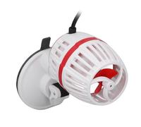 OKJHFD Aquarium circulating Pump Frequency Conversion Silent Fish Tank Diving Wave Generator 12V ABS 6x11cm 4-Speed Variable Speed (White)